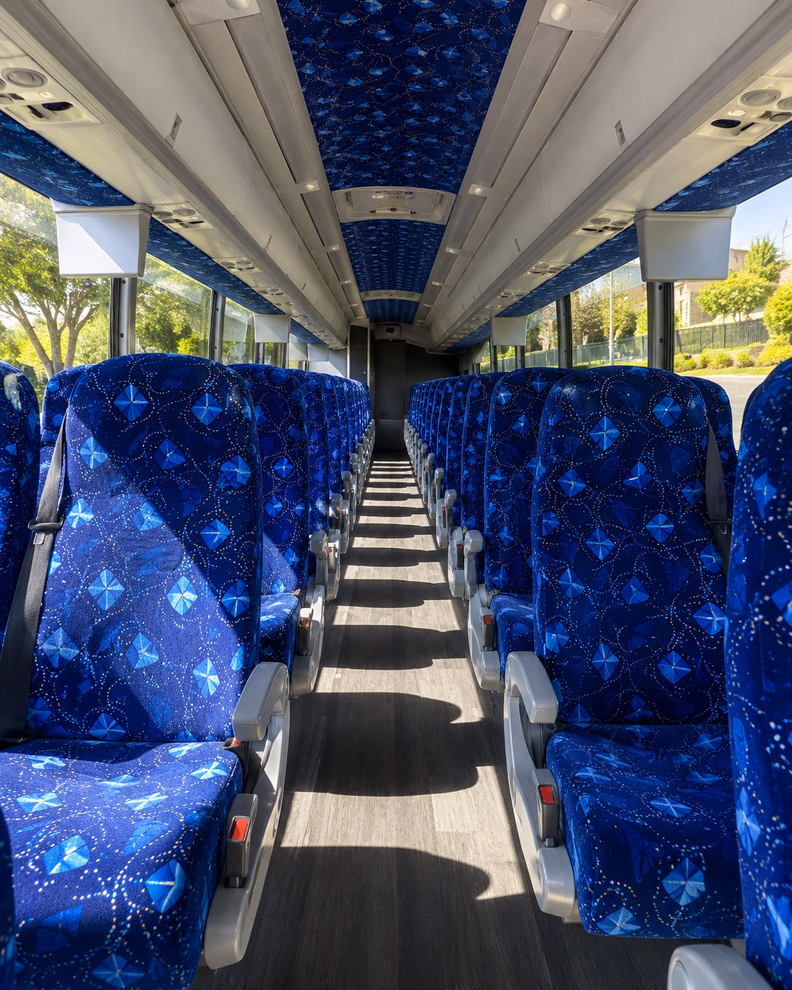 waco charter bus rental inside